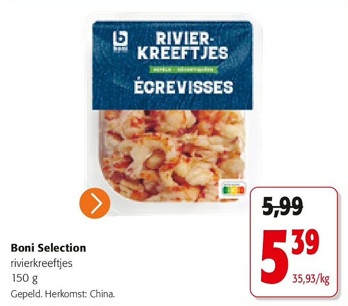 Boni Selection rivierkreeftjes 150 g