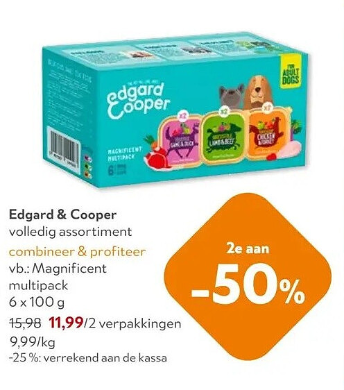 Edgard & Cooper Magnificent multipack 6 x 100 g