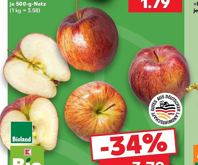 Bioland dtsch. Tafeläpfel
