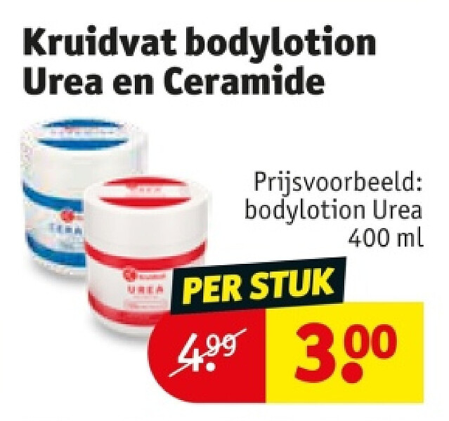 Kruidvat bodylotion Urea en Ceramide