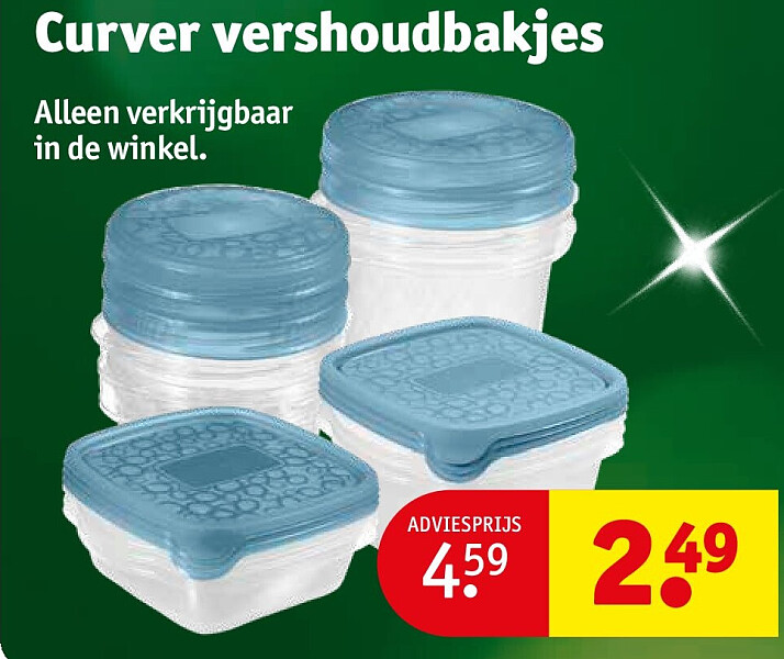 Curver vershoudbakjes