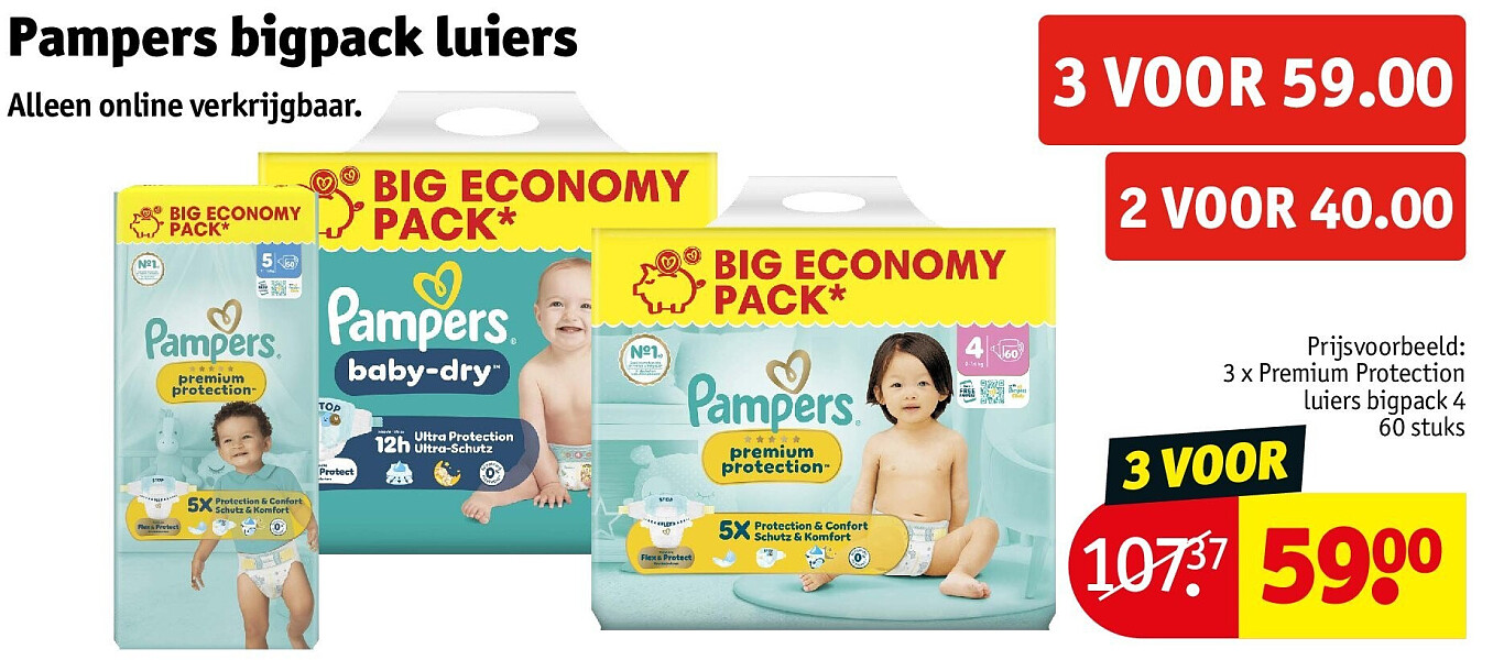 Pampers bigpack luiers