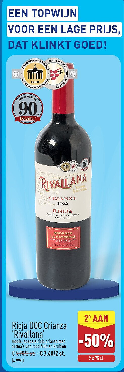 Rioja DOC Crianza 'Rivallana'