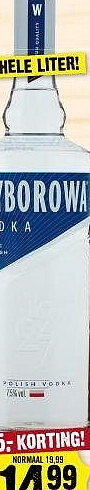 Wyborowa Vodka hele liter