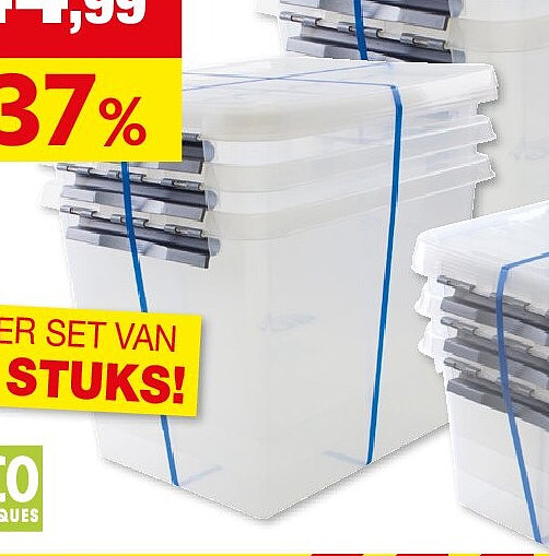 OPBERGBOX MET DEKSEL “Q-LINE” 52 L