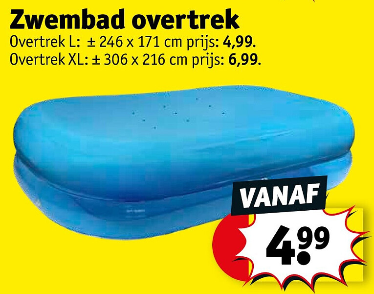 Zwembad overtrek