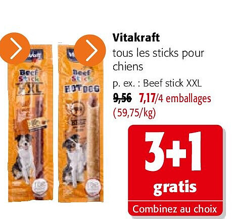 Vitakraft tous les sticks pour chiens