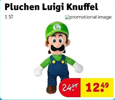 Pluchen Luigi Knuffel
