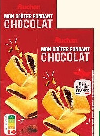 Mon Goûter fondant au chocolat Auchan