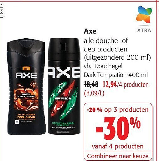 Axe Douchegel Dark Temptation 400 ml