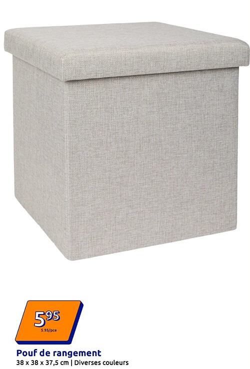 Pouf de rangement