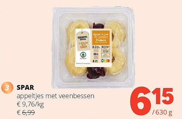 SPAR appeltjes met veenbessen