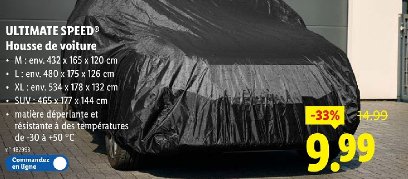 Housse de voiture