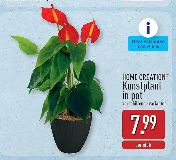 Kunstplant in pot
