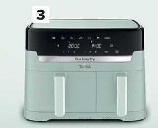 Friteuse zonder olie Dual Easy Fry & Grill Airfryer EY905D1