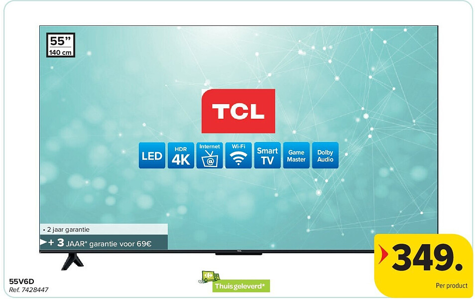 TCL 55V6D 4K TV