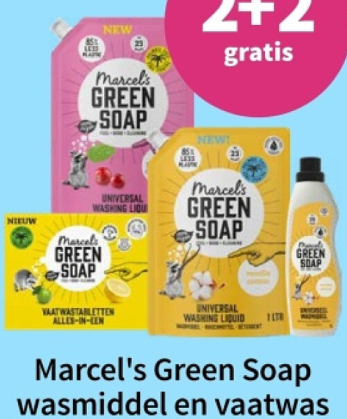 Marcel's Green Soap wasmiddel en vaatwas
