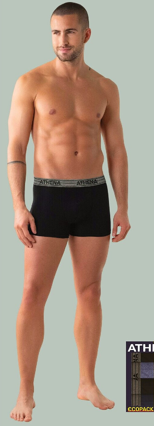 Pack de 4 boxers homme Athena
