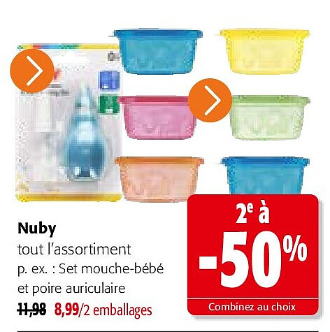 Nuby Set mouche-bébé et poire auriculaire