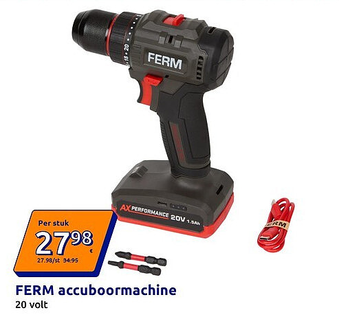 FERM accuboormachine