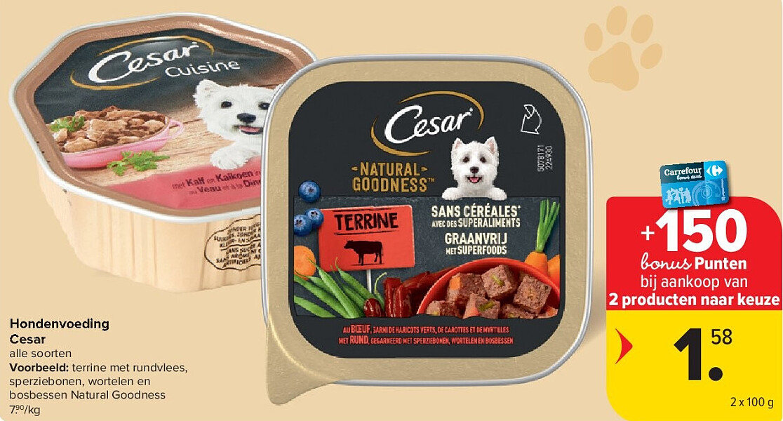 Hondenvoeding Cesar