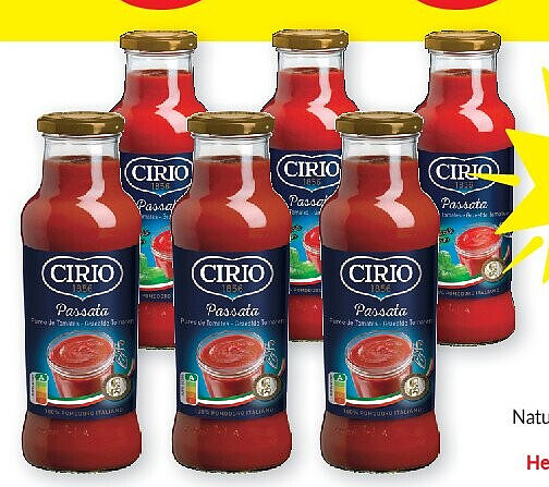 Passata natuur of basilicum 700g, 6 x 700g