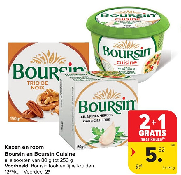 Kazen en room Boursin en Boursin Cuisine