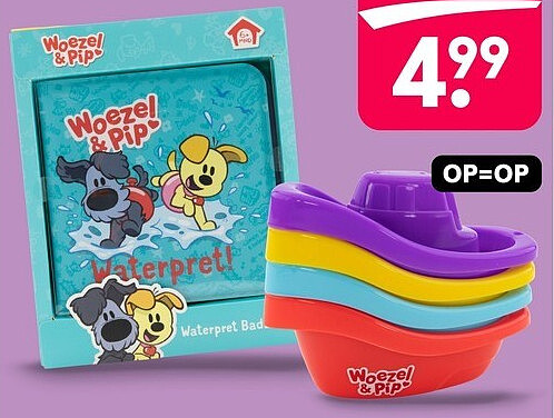 Woezel & Pip badspeelgoed
