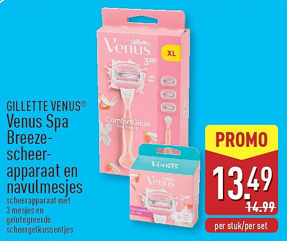 Venus Spa Breezescheer apparaat en navulmesjes