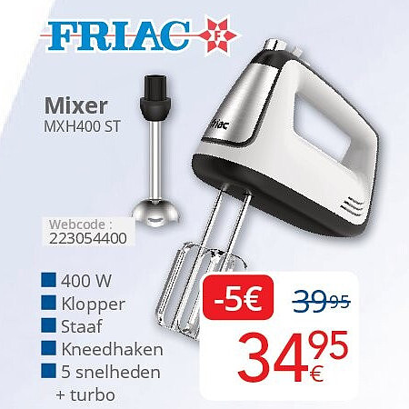Friac Mixer MXH400 ST