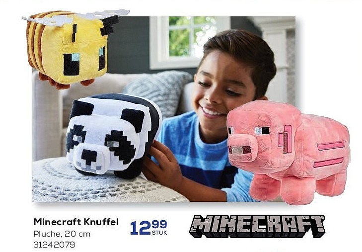 Minecraft Knuffel Pluche, 20 cm