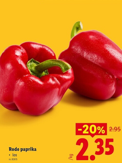 Rode paprika
