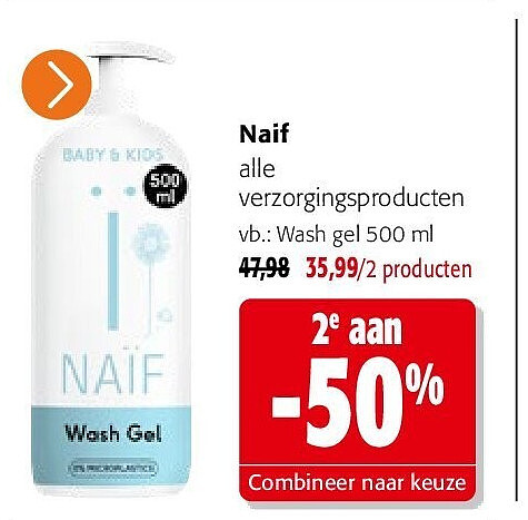 Naif Wash gel 500 ml