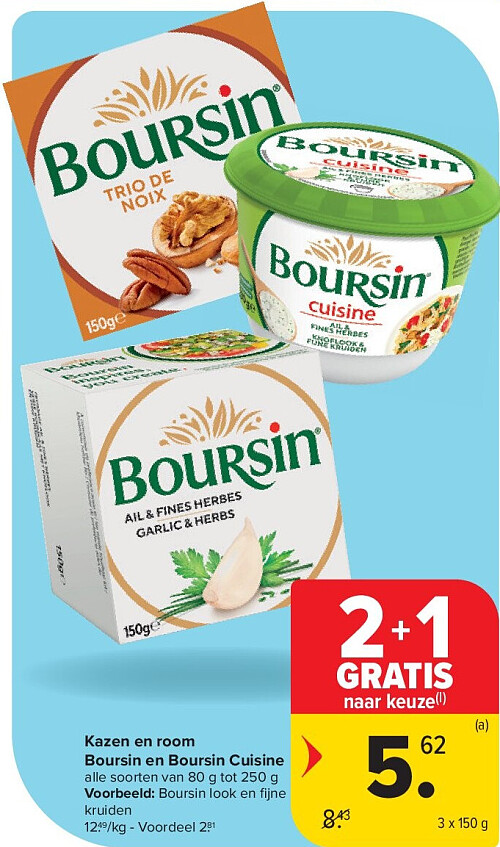 Kazen en room Boursin en Boursin Cuisine