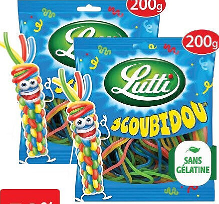 Bonbons Scoubidou Lutti