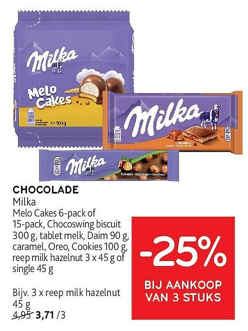 CHOCOLADE reep milk hazelnut 45 g