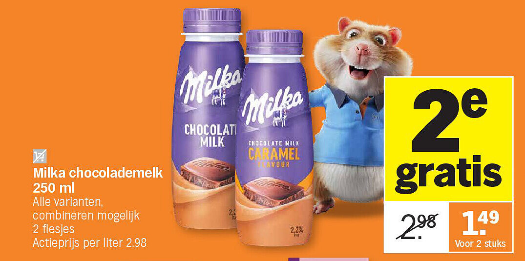 Milka chocolademelk 250 ml