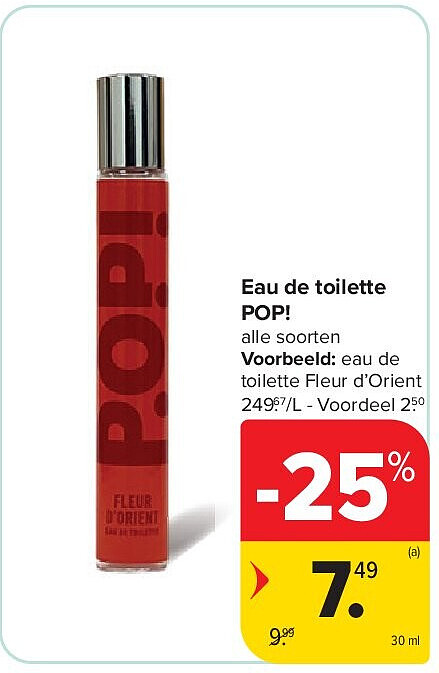 Eau de toilette POP!