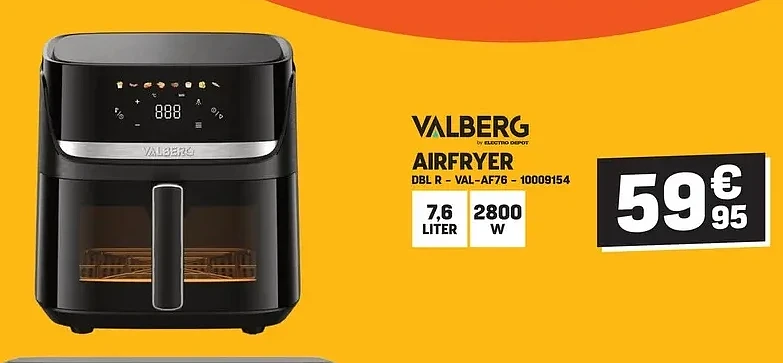 Valberg AIRFRYER DBL R - VAL-AF76