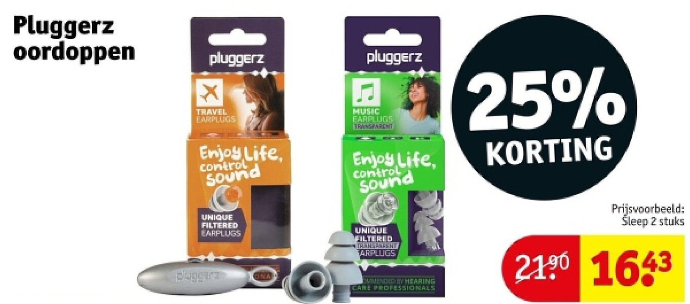 Pluggerz oordoppen