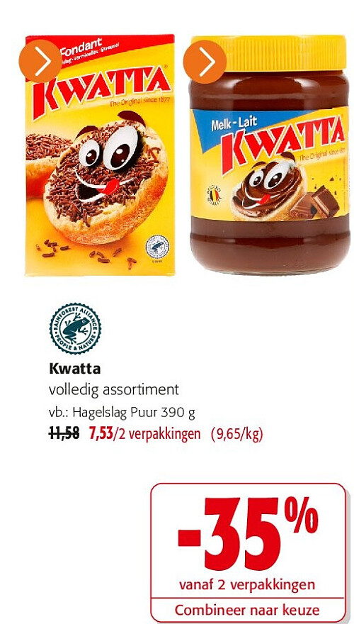 Kwatta volledig assortiment