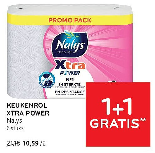 KEUKENROL XTRA POWER Nalys 6 stuks
