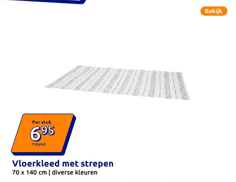 Vloerkleed met strepen