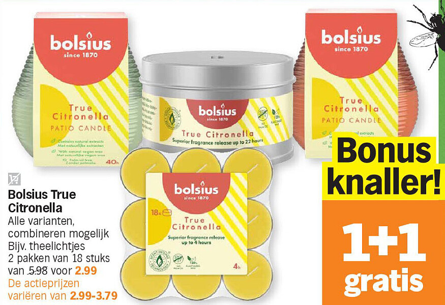 Bolsius True Citronella