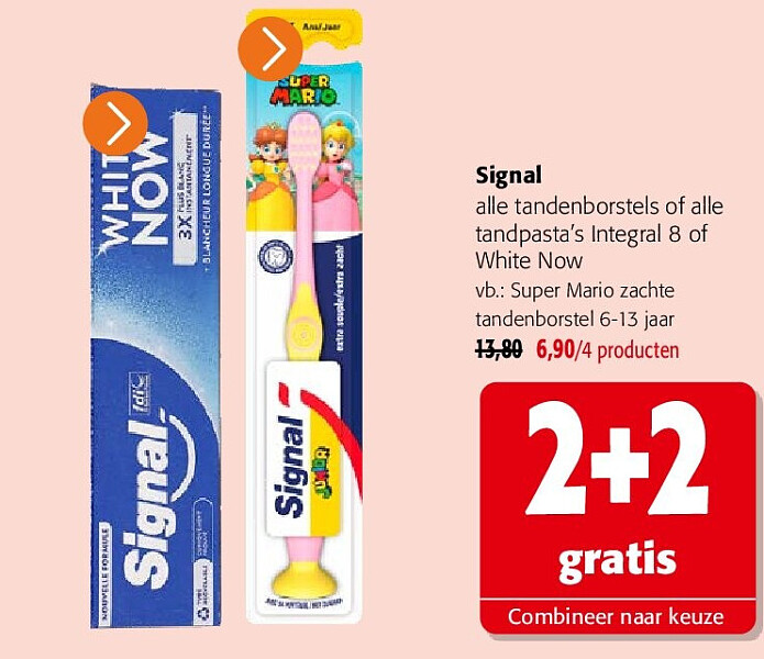 Signal Super Mario zachte tandenborstel 6-13 jaar
