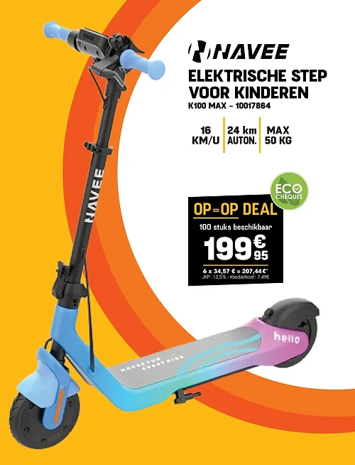 Navee ELEKTRISCHE STEP VOOR KINDEREN K100 MAX