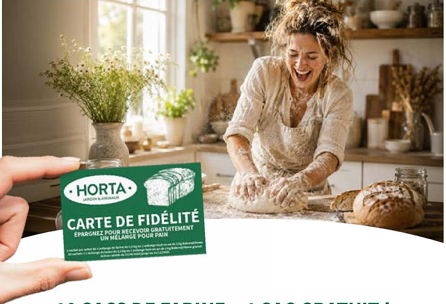 Carte de fidélité farine Bakers@Home