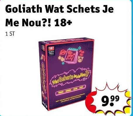 Goliath Wat Schets Je Me Nou?! 18+