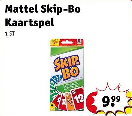 Mattel Skip-Bo Kaartspel