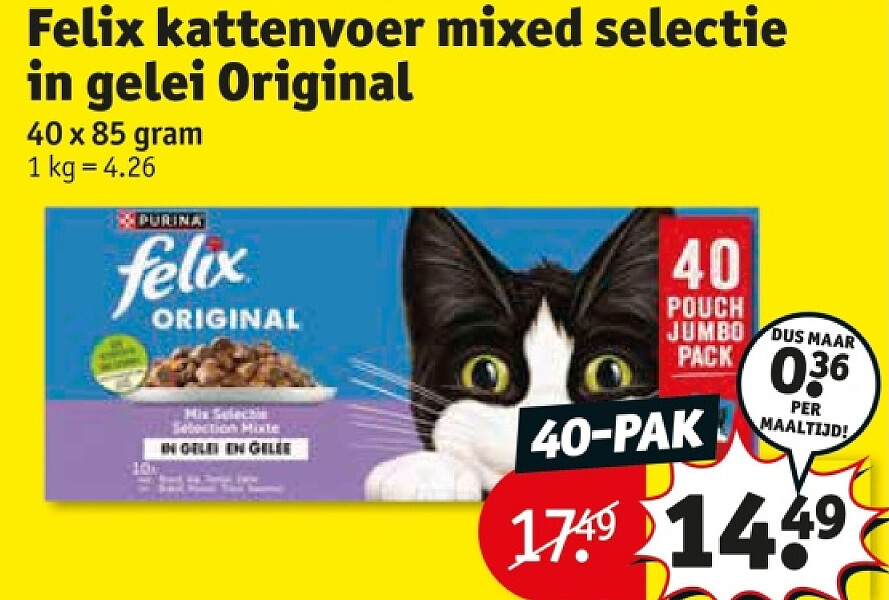 Felix kattenvoer mixed selectie in gelei Original